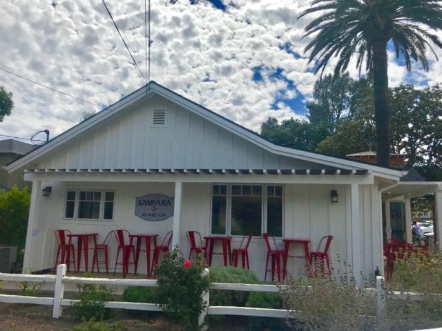 outdoor wine tasting los olivos