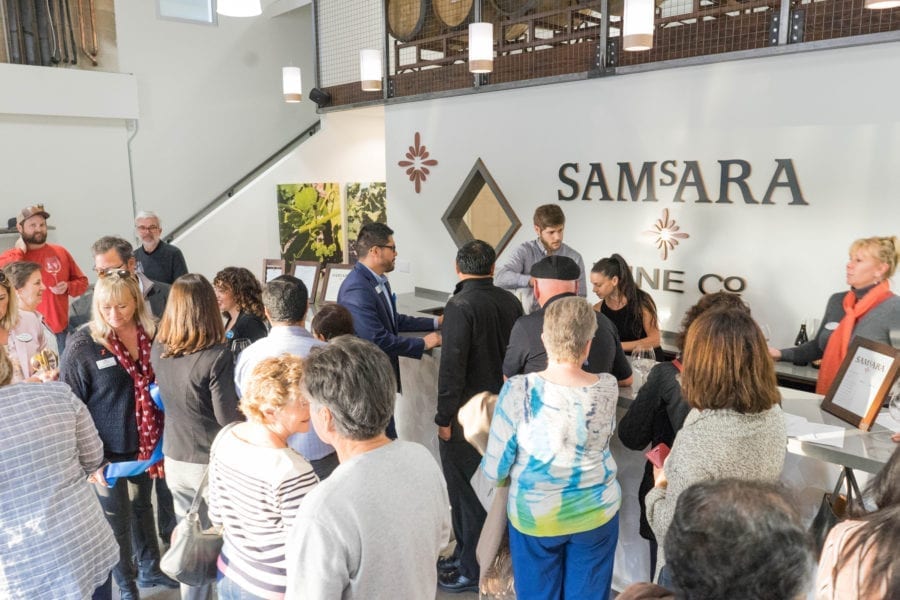 when the Goleta Chamber of Commerce and hosted a ribbon cutting at the winery in early February. 