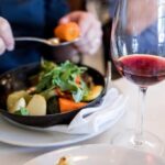 roasted local vegetables at los olivos wine merchant cafe