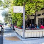 patio dining at los olivos wine merchant cafe