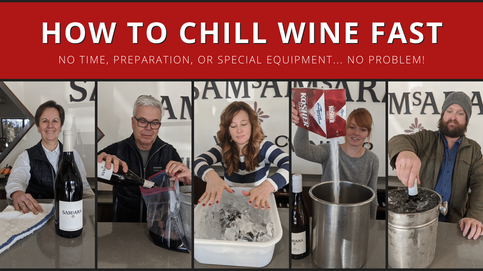 How to Make a Wine Bottle Ice Chiller - Celebrations at Home