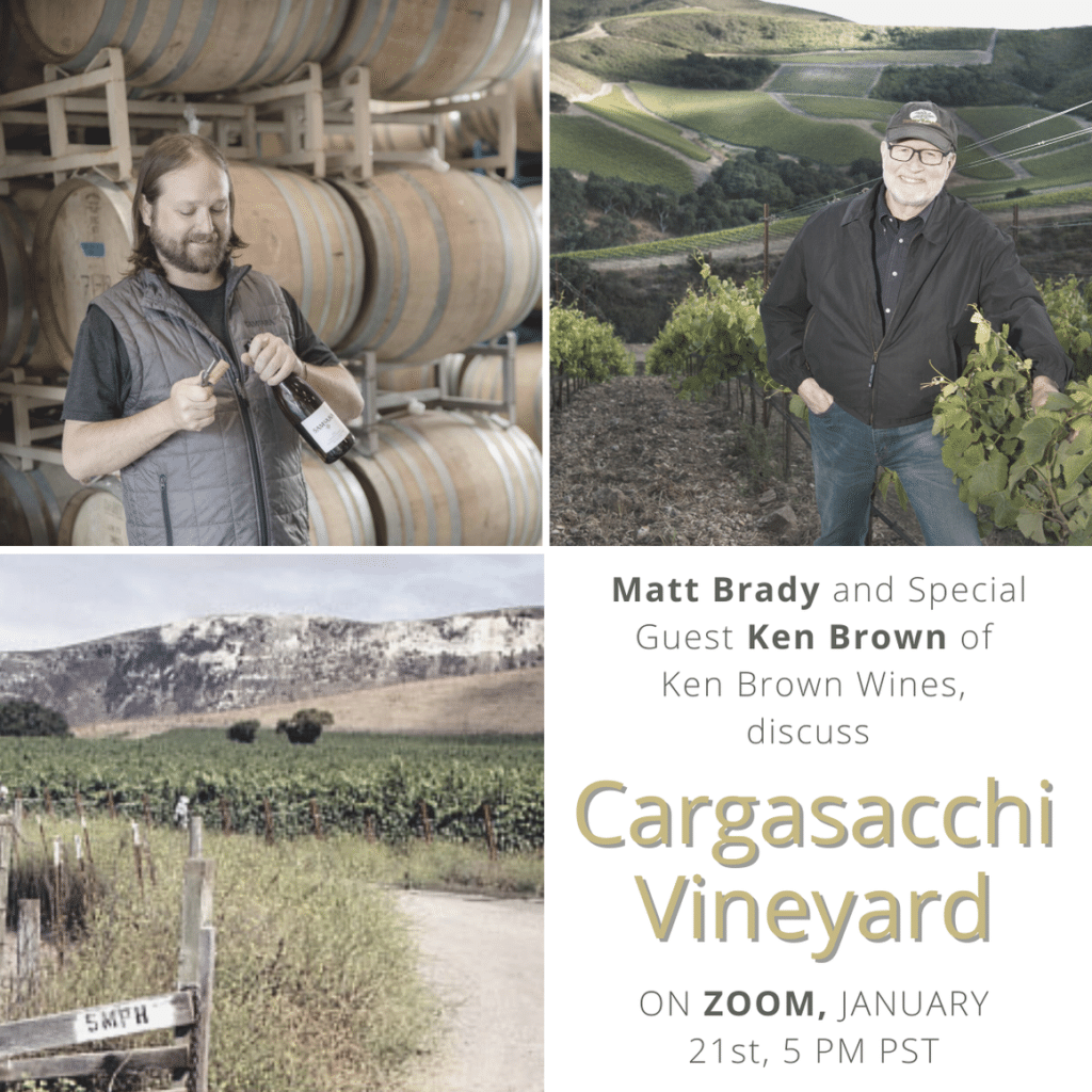 matt and ken shine a spotlight on cargasacchi vineyard