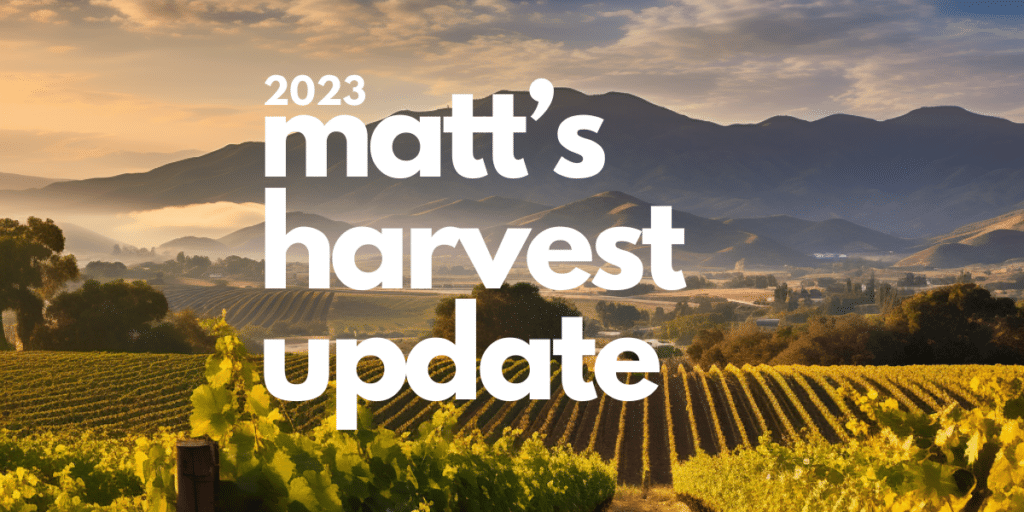 matt’s harvest update